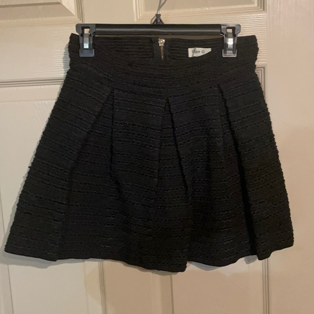 Black bandage high waisted skirt